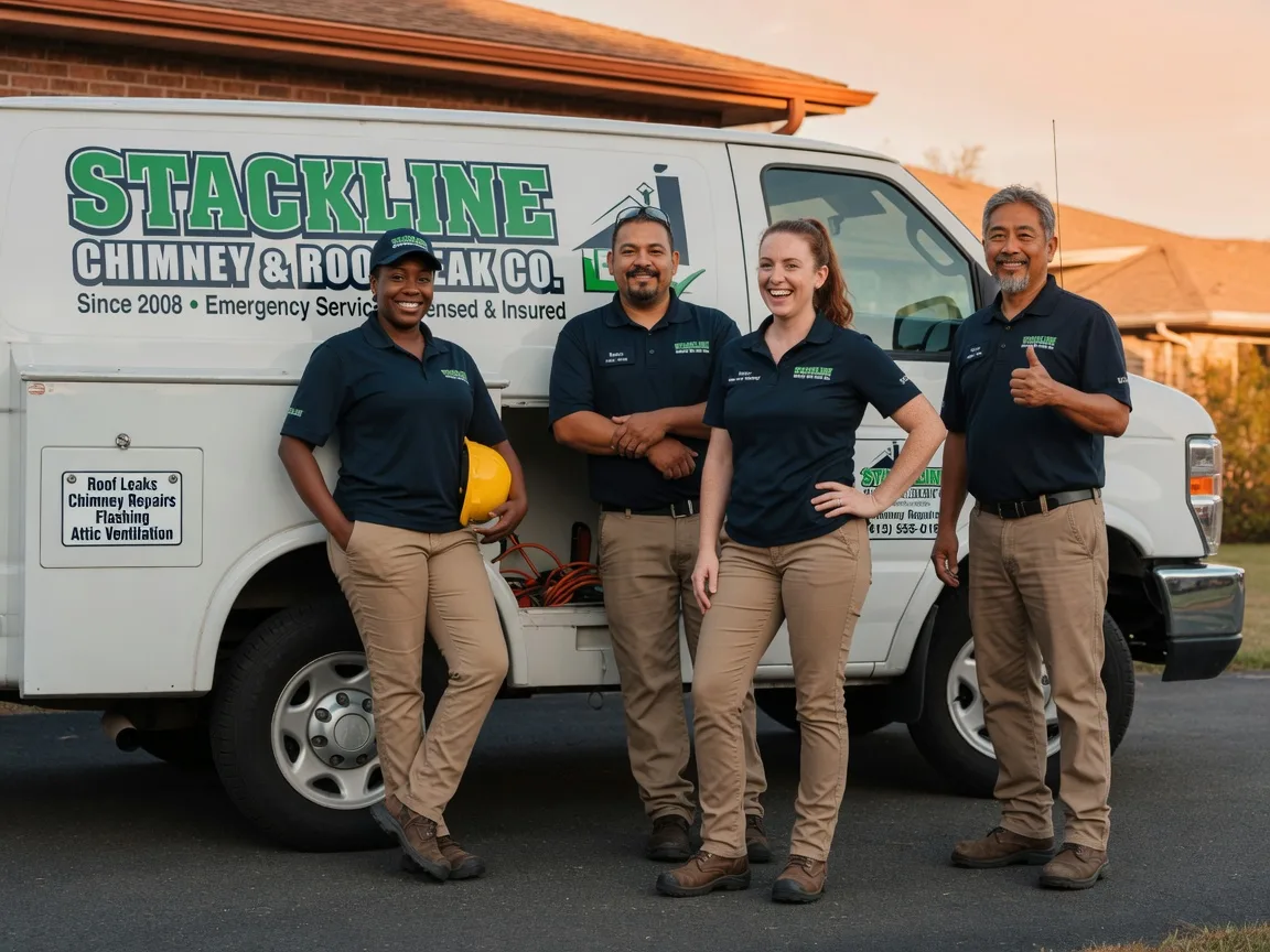 Chimney flashing repair company in Kildare, TX